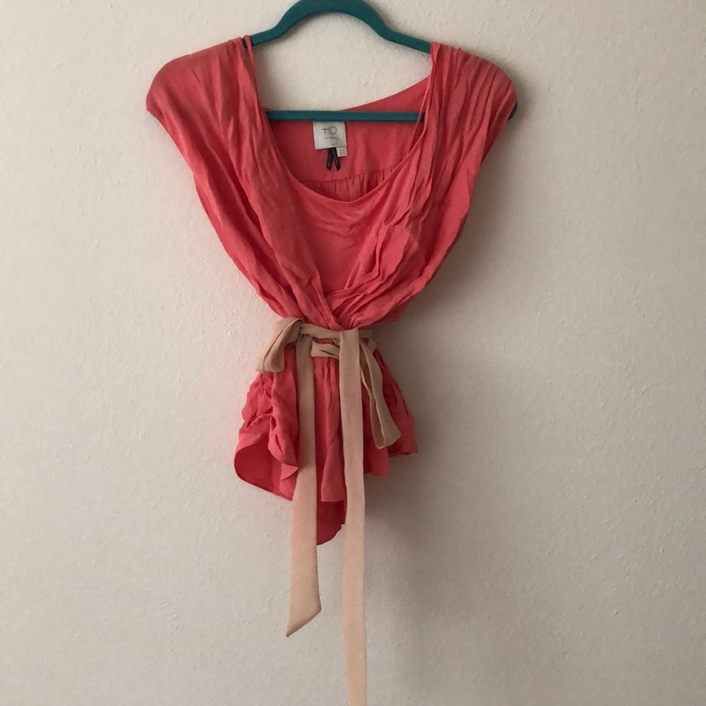 Anthropologie Coral Top